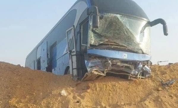 حادث سير لباص معتمرين أردنيين في السعودية