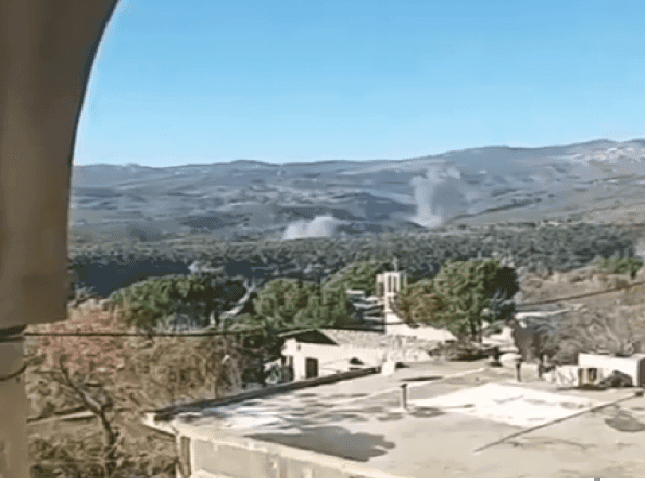إسرائيل تقصف مواقع في جنوب لبنان