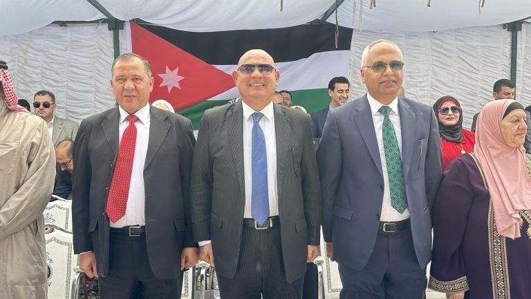 إفتتاح مبنى فرع مؤسسة الإقراض الزراعي في جرش