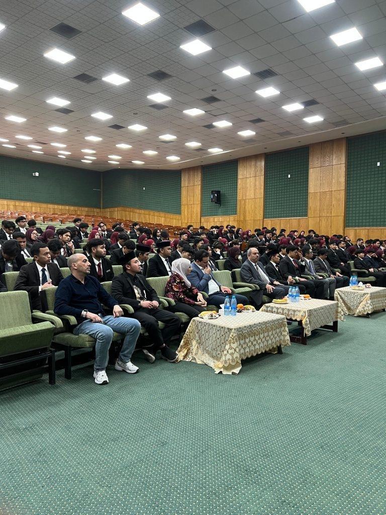 الناصر يرعى حفل تنصيب الهيئة الإدارية الجديدة لاتحاد الطلبة الإندونيسيين في جامعة اليرموك