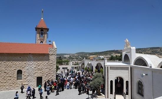 عجلون: كنيسة سيدة الجبل بعنجرة تواصل رسالتها التنموية وتدعم السياحة الدينية