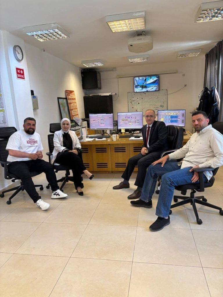كلية الهندسة في جامعة عجلون الوطنية تواصل جولاتها الميدانية لمتابعة تدريب الطلبة