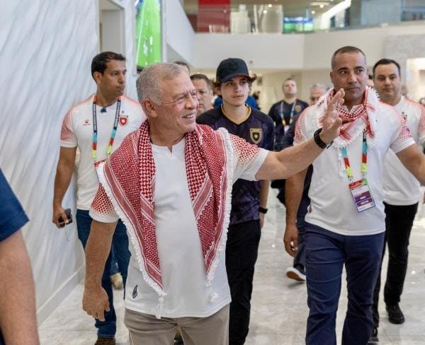الملك للنشامى: الوطن يباهي بكم .. والجماهير عكست أجمل الصور