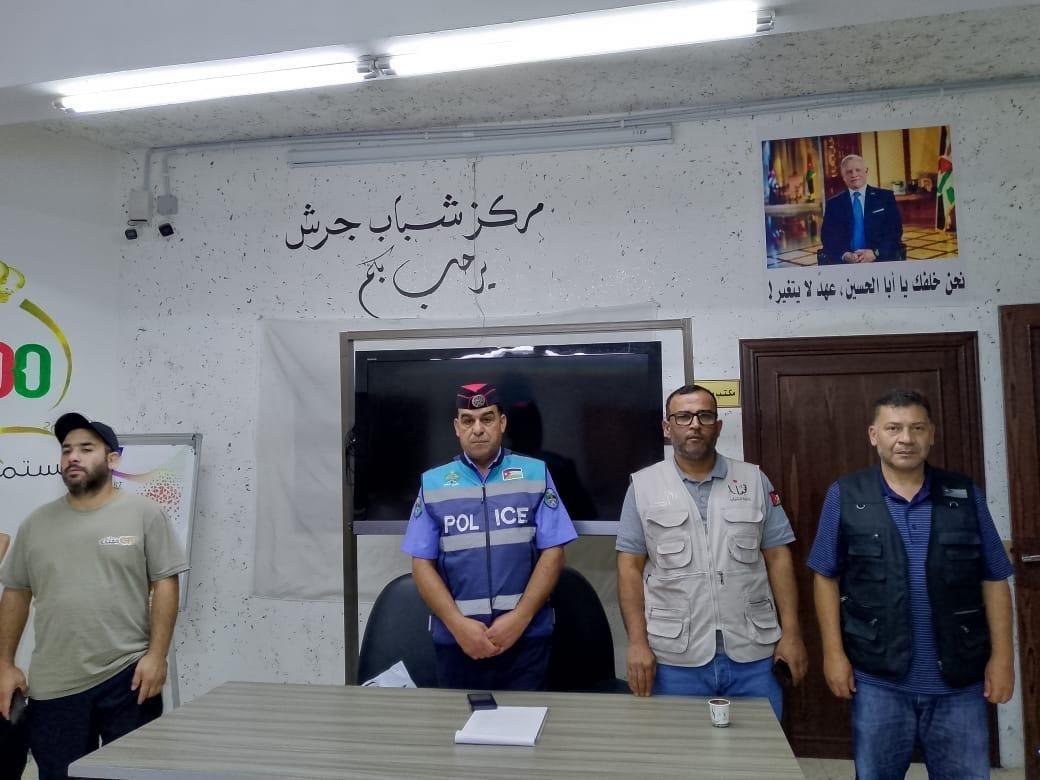 انطلاق برنامج الشباب والأمن الوطني في شباب جرش بجلسة حول السلامة المرورية