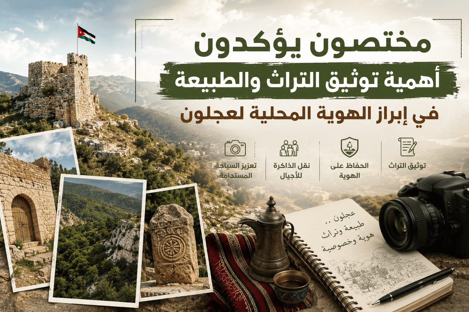 مختصون يؤكدون أهمية توثيق التراث والطبيعة في إبراز الهوية المحلية لعجلون