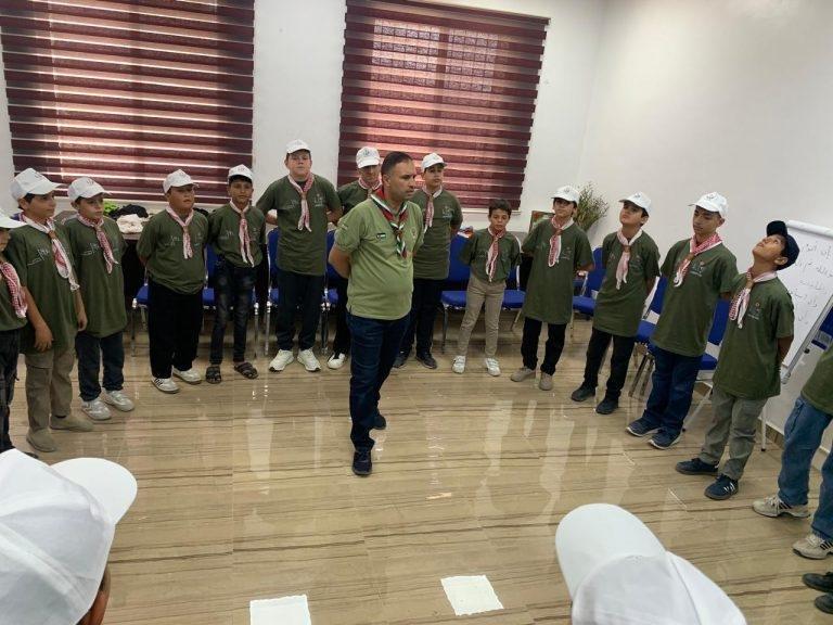 انطلاق معسكر الكشافة والمرشدات في مركز شباب وشابات الهاشمية النموذجي