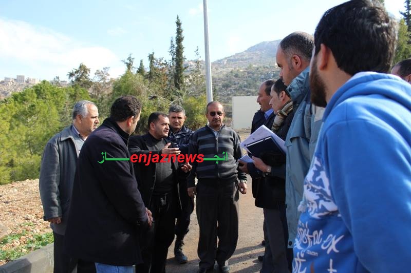 متابعات ميدانية بيئية لمشروع سد كفرنجة .