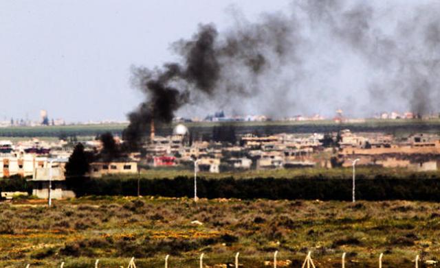 انفجارات عنيفة على الحدود الأردنية السورية