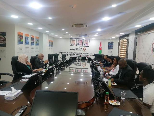 وزارة العمل في الاردن و مدغشقر يستعرضان تجارب العمالة بين البلدين.