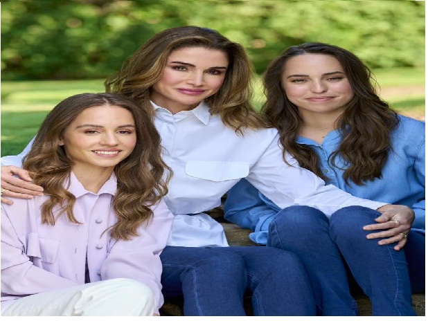 الملكة تهنئ الأميرتين ايمان وسلمى بعيد ميلادهما