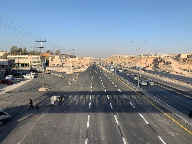 الأشغال تنهي الأعمال في جزء من مشروع الباص سريع التردد بين مدينتي عمان و الزرقاء