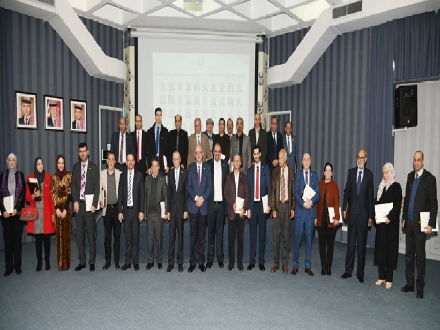 جامعة العلوم والتكنولوجيا الأردنية تكرم باحثيها المتميزين