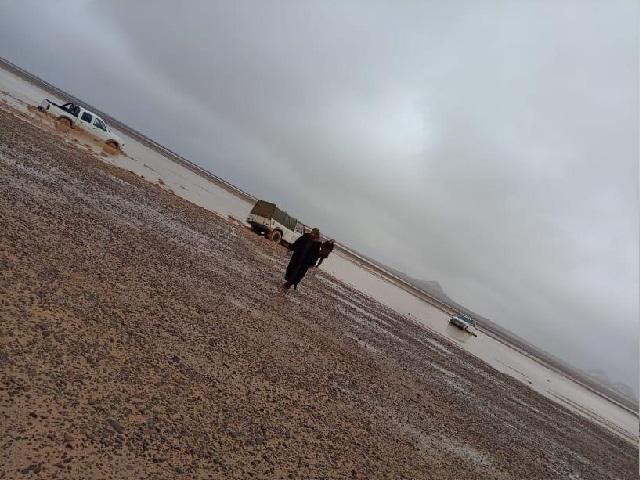 قوات الهجانة تنقذ أردنيان ومركبات داهمتها السيول