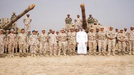ولي العهد يحضر تمرينا عسكريا تعبويا أردنيا إماراتيا