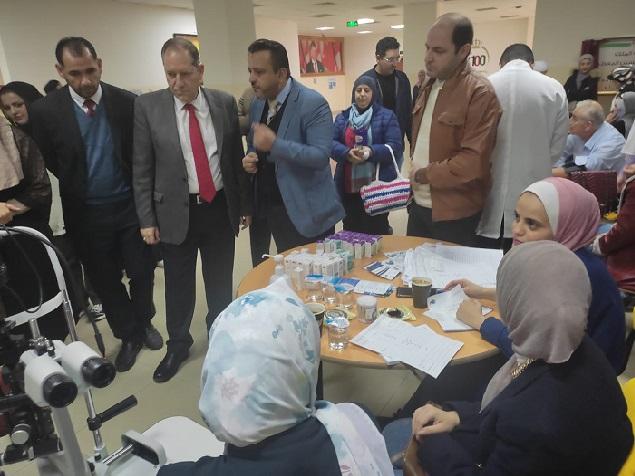 الدكتور عباسي يرعى اليوم الطبي المجاني في أردنية العقبة
