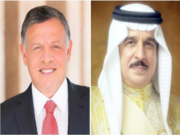 الملك يتلقى برقية تعزية من العاهل البحريني في وفاة المجالي