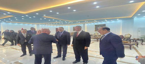 اللامي خلال استقباله وفد اعلامي اردني يؤكد عمق العلاقات الثنائية بين البلدين