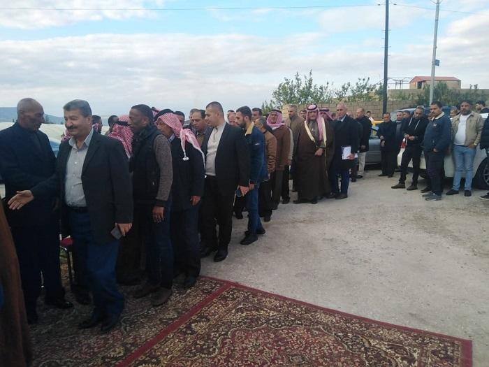 صلح العشائري بين عشيرتي الفريحات والعباسي/ آل ابو عبطه اثر حادث دهس.