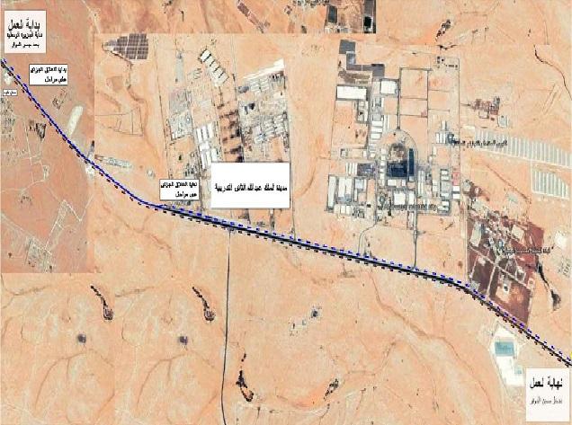 الاشغال تعلن عن بدء العمل بمشروع صيانة طريق الموقر– الازرق
