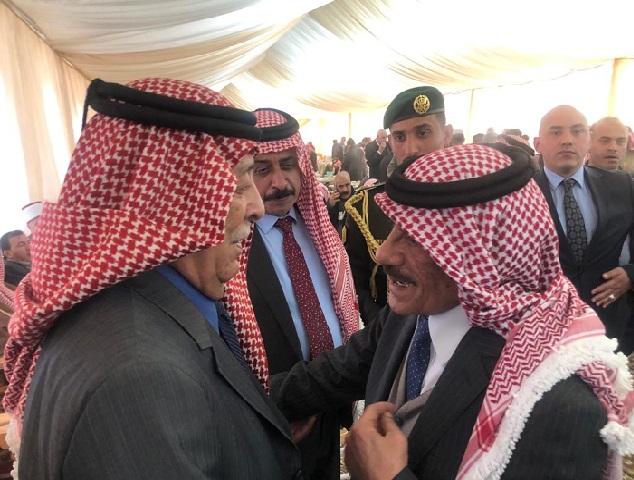 مندوبا عن الملك ..العيسوي يعزي عشائر المساعيد و السرور
