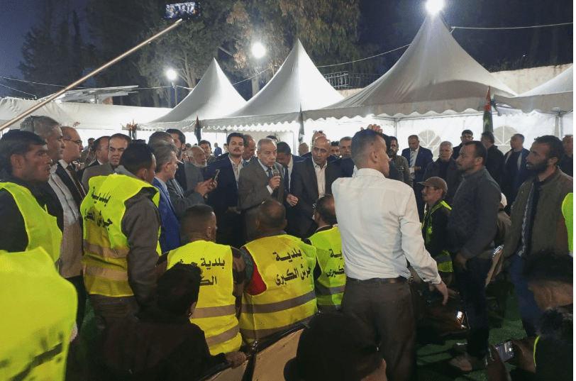 جرش :كريشان يشارك عمال الوطن افطارهم الرمضاني