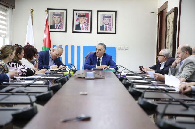 القيسي يلتقي رئيسة وأعضاء الجمعية الأردنية للسياحة الوافدة