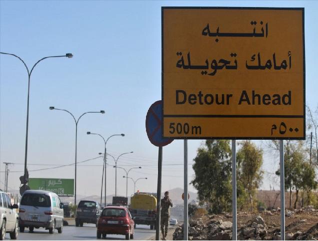 تحويلات بين عمان والزرقاء لاستكمال أعمال الباص السريع