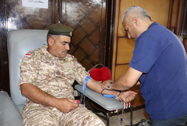 المنطقة العسكرية الشمالية تشارك في حملة للتبرع بالدم