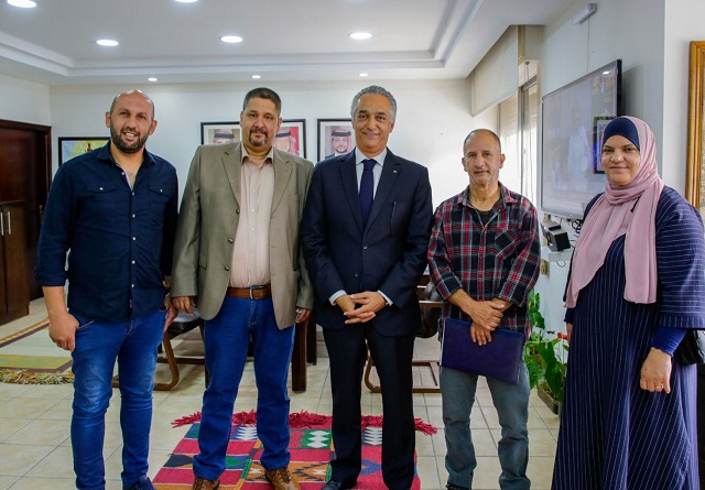 وزير السياحة والآثار يلتقي رئيس جمعية التضامن الاردني للصم