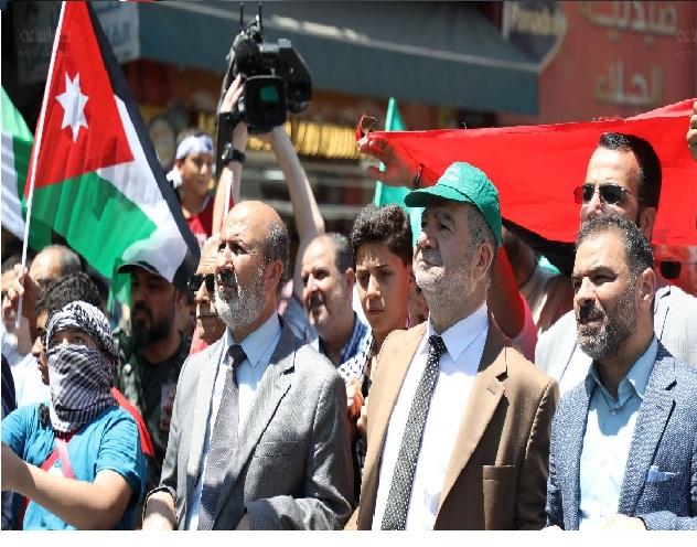 مسيرة شعبية في عمان دعما للمقاومة في جنين