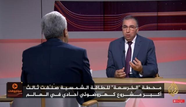 د. السلايمة ضيف برنامج سيناريوهات في قناة الجزيرة