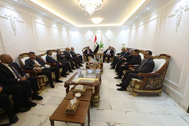 الوفد الأردني يلتقي رئيس تحالف عزم ورئيس تحالف السيادة
