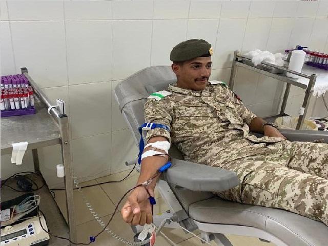 المنطقة العسكرية الشمالية تشارك بحملة للتبرع بالدم