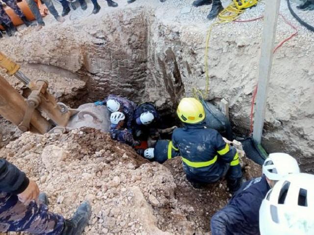 وفاة شخص وإصابة آخر بأعمال حفريات في إربد