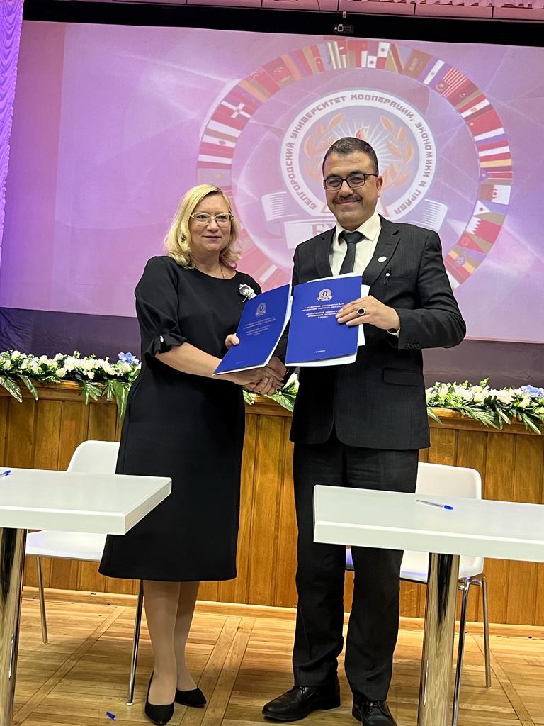 توقيع اتفاقية تعاون بين جامعتي عجلون الوطنية و بلغورود الاقتصادية