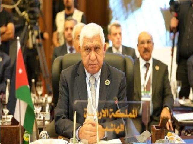 المعايعة يدعو البرلمانات العربية لموقف موحد