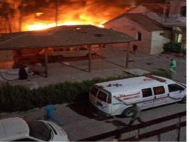 النائب البطريركي بالقدس يدعو الكنائس للتحرك بعد ضرب المستشفى المعمداني