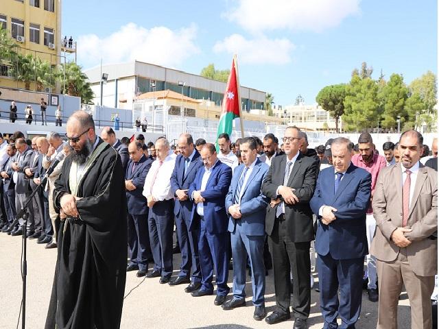 البلقاء التطبيقية قامت بصلاة الغائب على أرواح شهداء  غزة