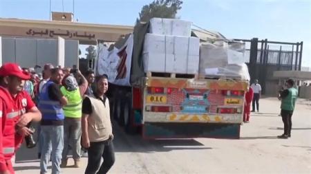 47 شاحنة مساعدات جديدة تدخل غزة