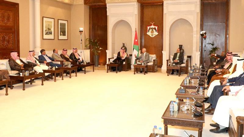 فعاليات يثمنون خلال لقائهم العيسوي جهود الملك لوقف الحرب على غزة
