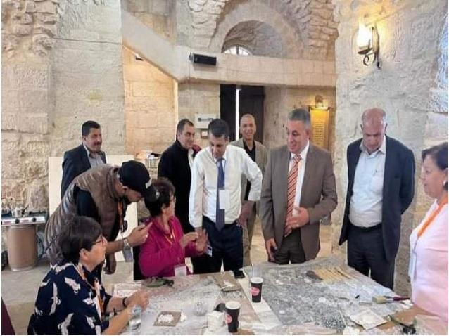 بمشاركة عربية ودولية  افتتاح الملتقى الدولي الأول للفسيفساء في السلط