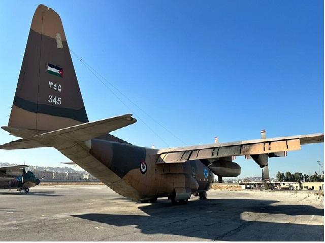 الأردن يرسل خامس طائرة مساعدات إلى غزة