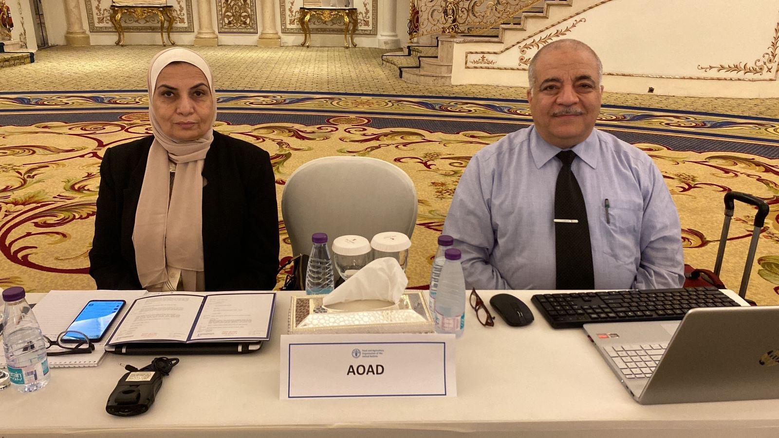 وفد من المنظمة العربية للتنمية الزراعية يحضر أعمال الدورة الثانية عشر للجنه الإقليمية لمصايد الأسماك