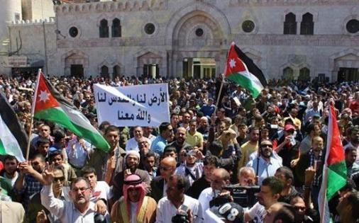 مسيرات حاشدة في الأردن تنديدًا بعدوان الاحتلال على غزة