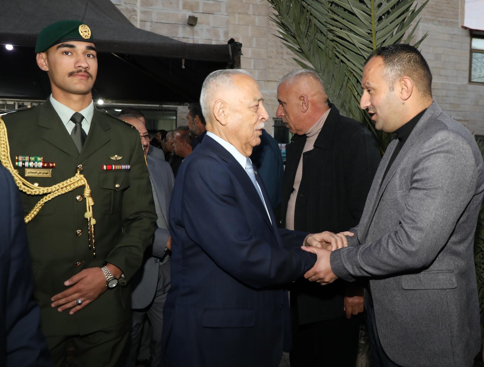 العيسوي يعزي بني مصطفى والنسور وأبو رمان