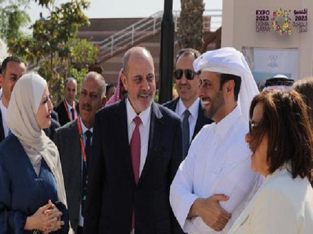الاحتفال باليوم الوطني للمملكة في أكسبو الدوحة 2023 بالتزامن مع عيد ميلاد جلالة الملك