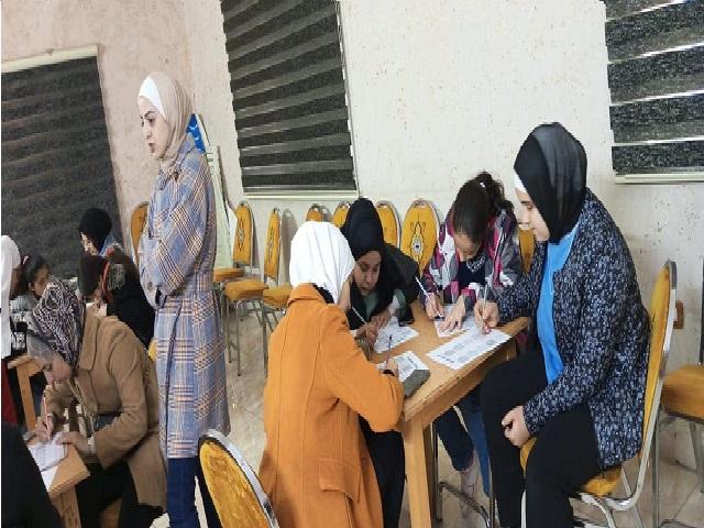 مركز شابات جرش يقيم دورة تعليم الرسم للمبتدئين