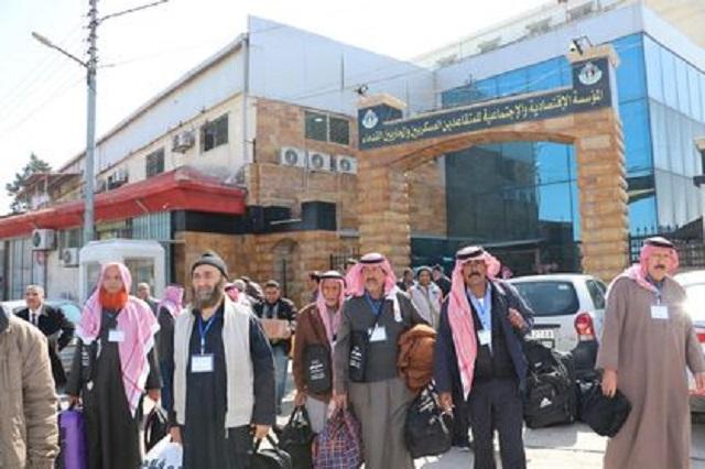 المتقاعدين العسكريين تسير بعثة العمرة  الثانية الى الديار المقدسة