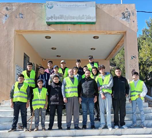 مركز شباب عجلون ينفذ مبادرة تطوعية بيئية بعنوان 