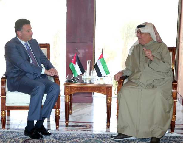 رئيس النواب يبحث ورئيس غرف التجارة الإماراتي تعزيز التبادل التجاري